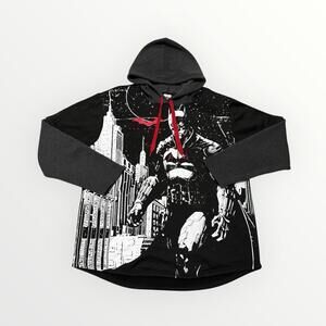 Batman DC All Over Print Hoodie XL Men’s